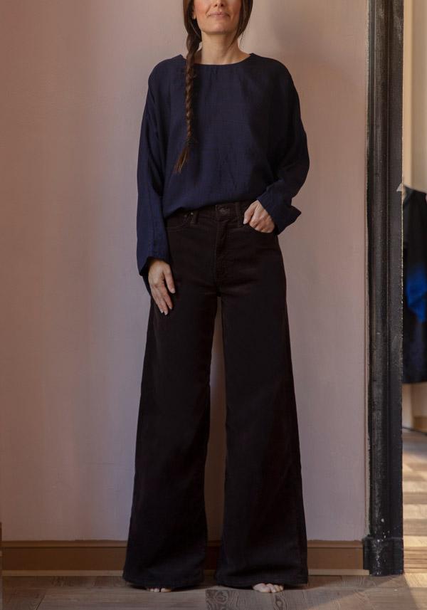 Rose & Lini MOTHER DENIM “THE DITCHER ROLLER ZIP SNEAK” ESPRESSO JEANS Novità