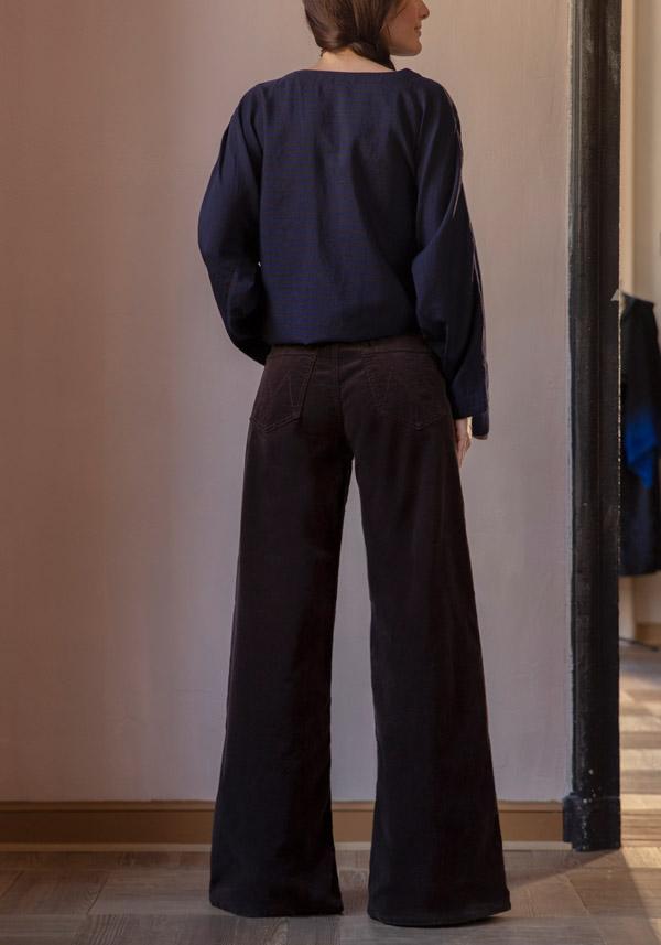 Rose & Lini MOTHER DENIM “THE DITCHER ROLLER ZIP SNEAK” ESPRESSO JEANS Novità