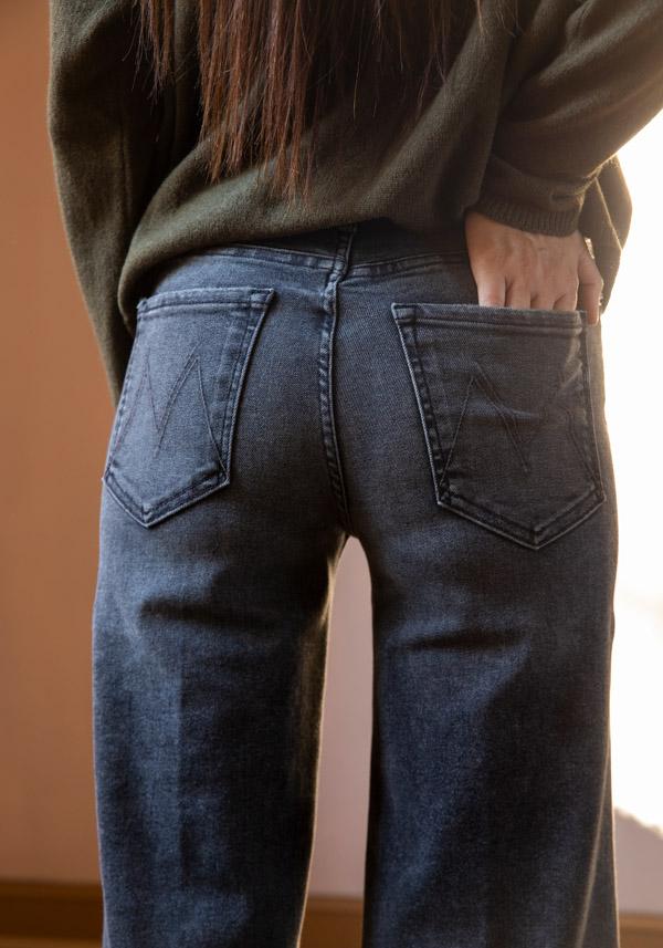 Rose & Lini MOTHER DENIM “THE TWISTER HEEL” STONE JEANS Presa