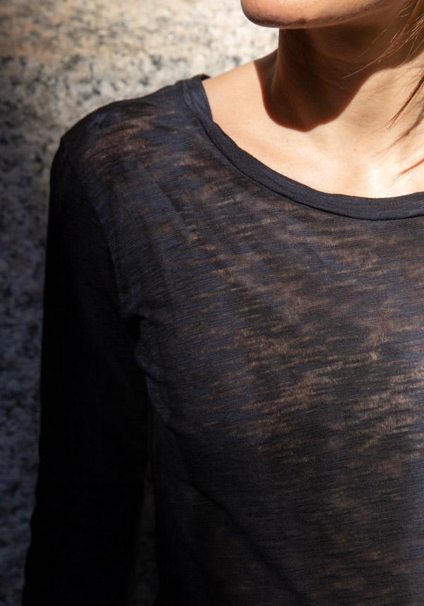 Rose & Lini GILDA MIDANI “NEW ROUND TOP” BLACK Novità