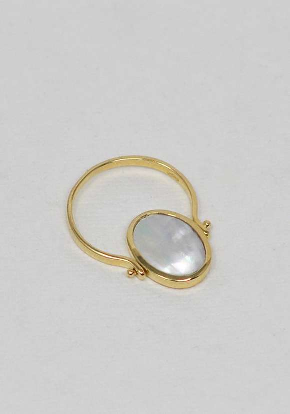 Rose & Lini MAITEA “SAINT TROPEZ” DOUBLE FACE GOLD RING Promozione Limitata