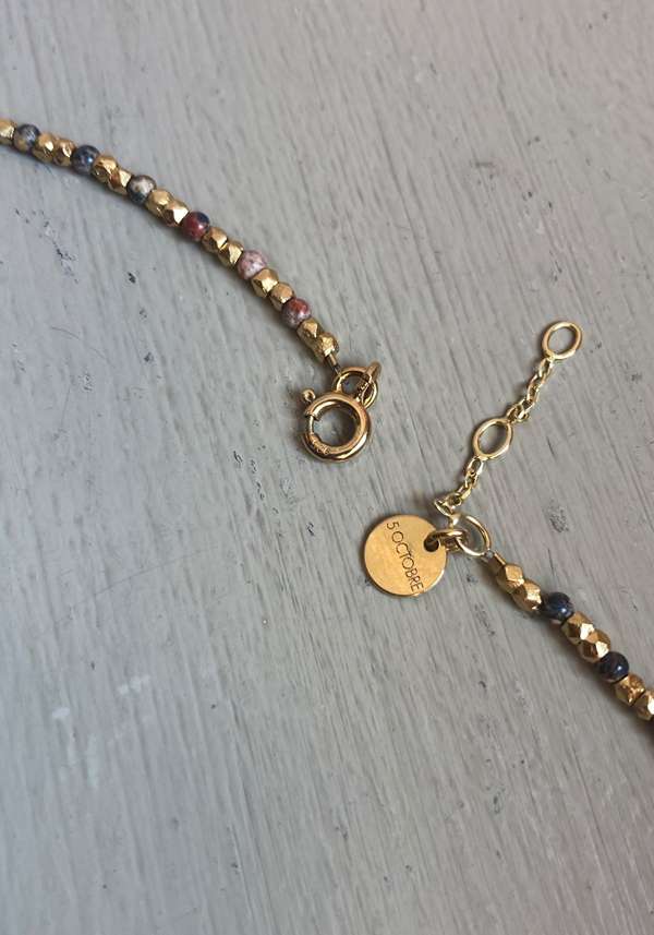 Rose & Lini 5 OCTOBRE “HAWK” JASPER NECKLACE Convenienza