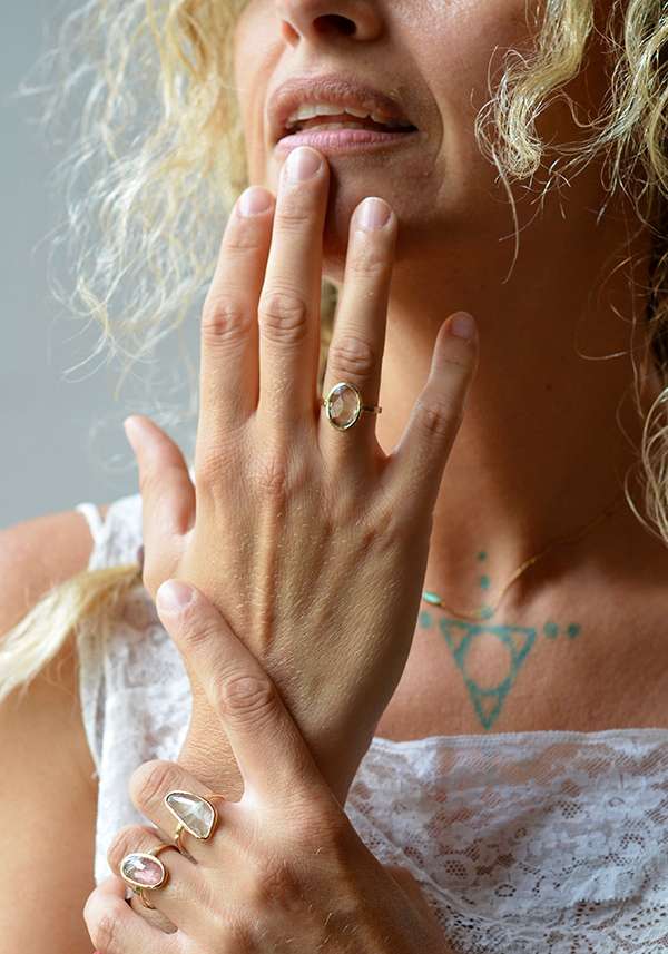 Rose & Lini MAITEA “OVAL” ROSE TOURMALINE RING 2025