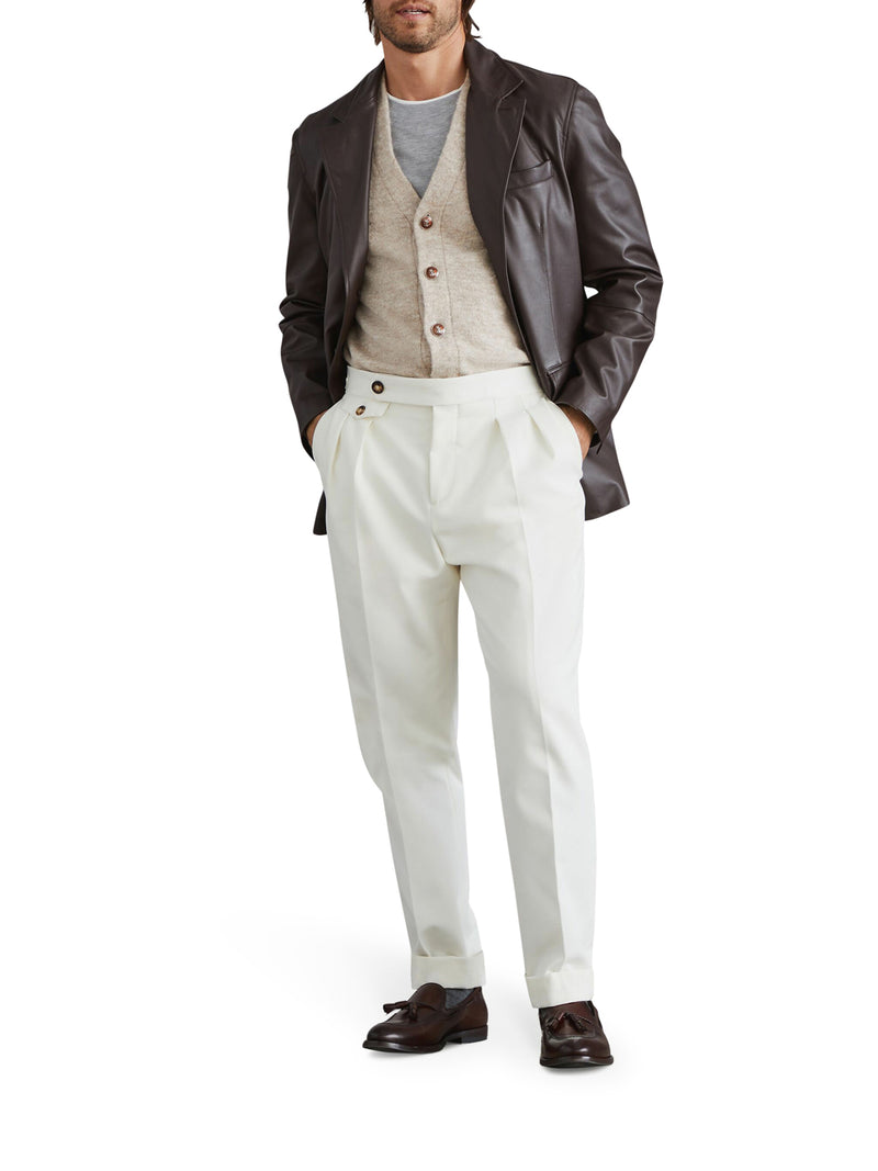 Suitnegozi Pantaloni affusolati con pieghe Vendita Calda