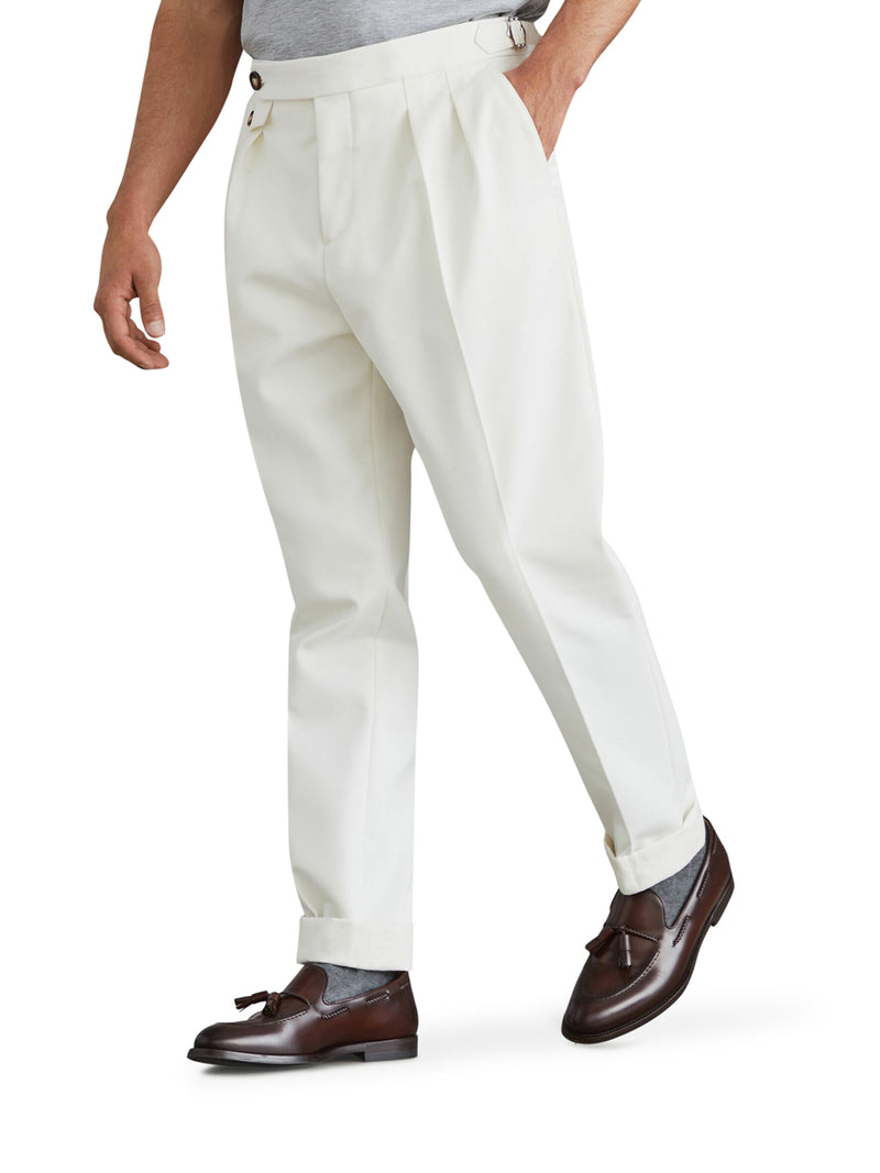 Suitnegozi Pantaloni affusolati con pieghe Vendita Calda