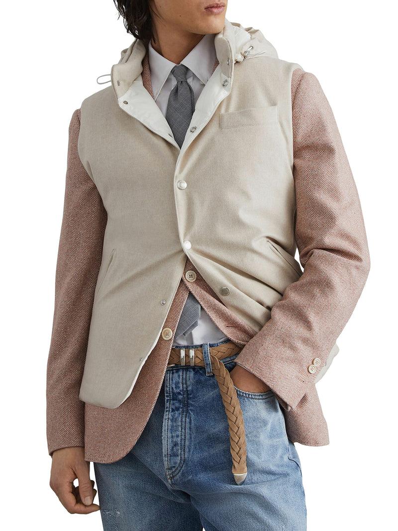 Suitnegozi Gilet imbottito con cappuccio Moda
