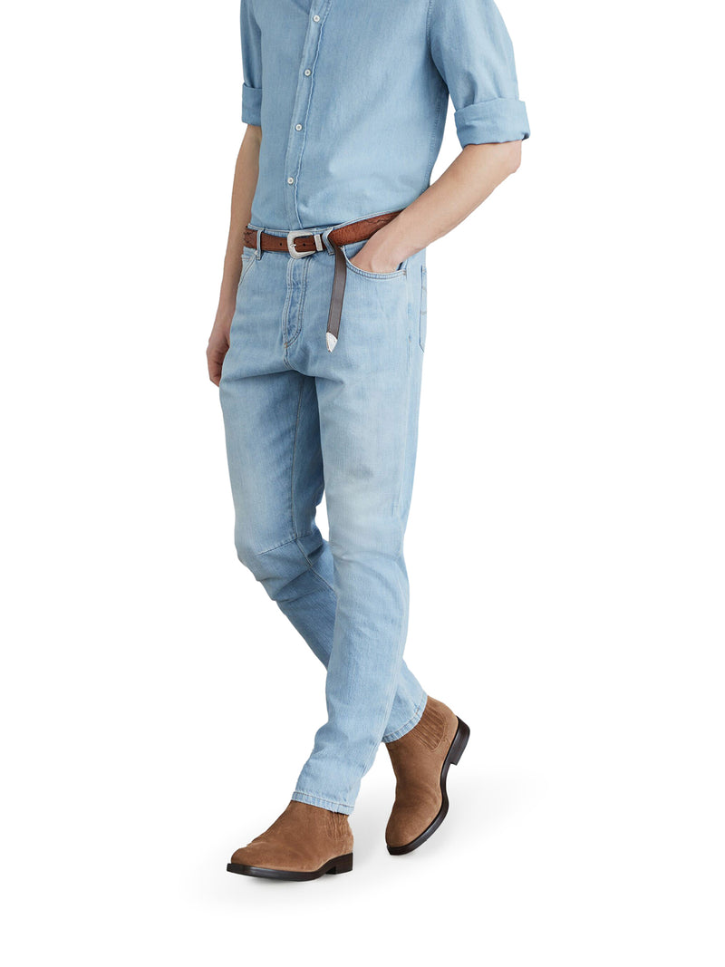 Suitnegozi Jeans affusolati con vita media Super sconto