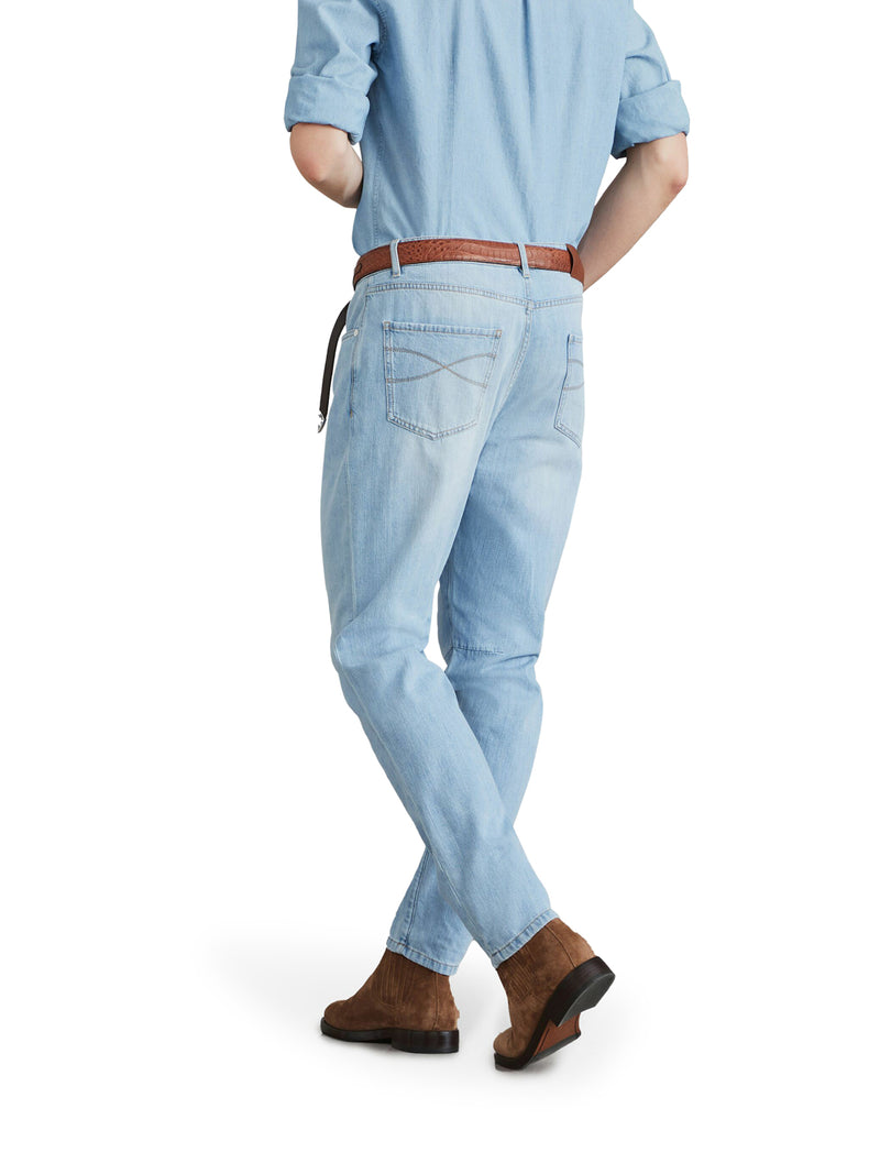 Suitnegozi Jeans affusolati con vita media Super sconto