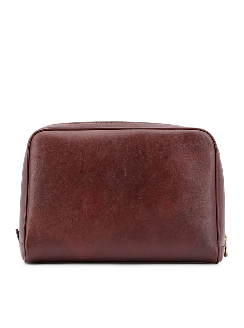 Suitnegozi Beauty case in pelle con logo frontale Vendita