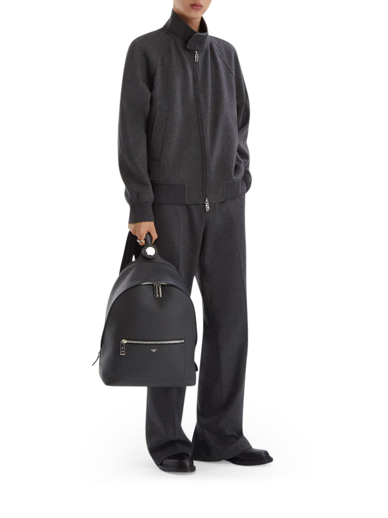 Suitnegozi Fendi Chiodo Medium Fendi Roma Leather Spedizione Gratuita