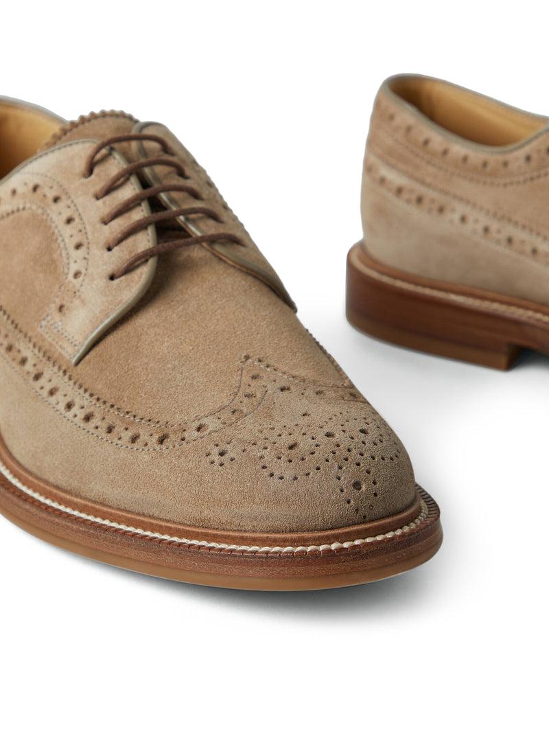 Suitnegozi scarpe in pelle con cuciture decorative Qualità