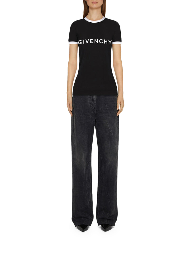 Suitnegozi T-shirt slim GIVENCHY Archetype in cotone Presa