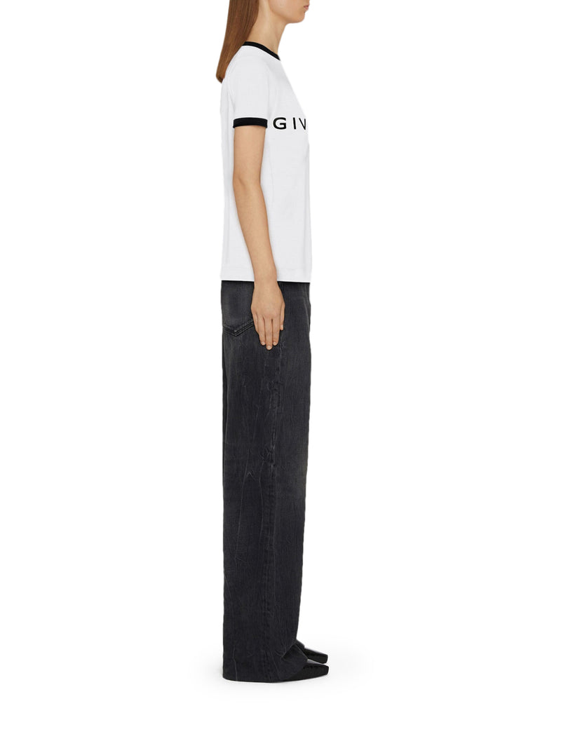 Suitnegozi T-shirt slim GIVENCHY Archetype in cotone Sconto