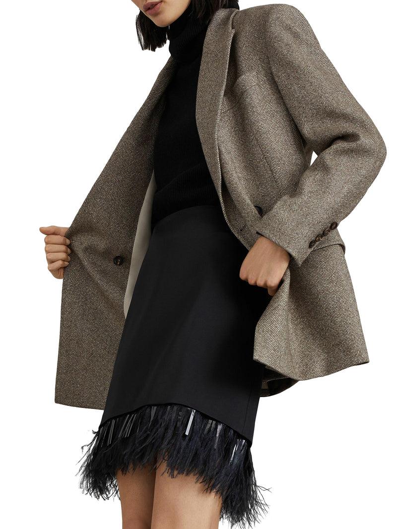 Suitnegozi Blazer doppiopetto a spina di pesce Outlet