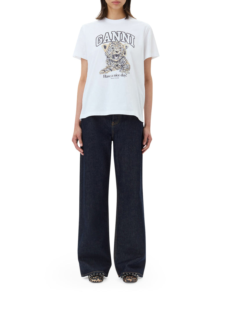Suitnegozi T-SHIRT IN JERSEY GANNI Vendita Calda