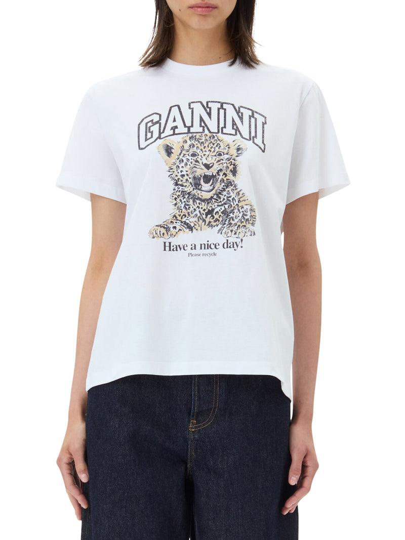 Suitnegozi T-SHIRT IN JERSEY GANNI Vendita Calda