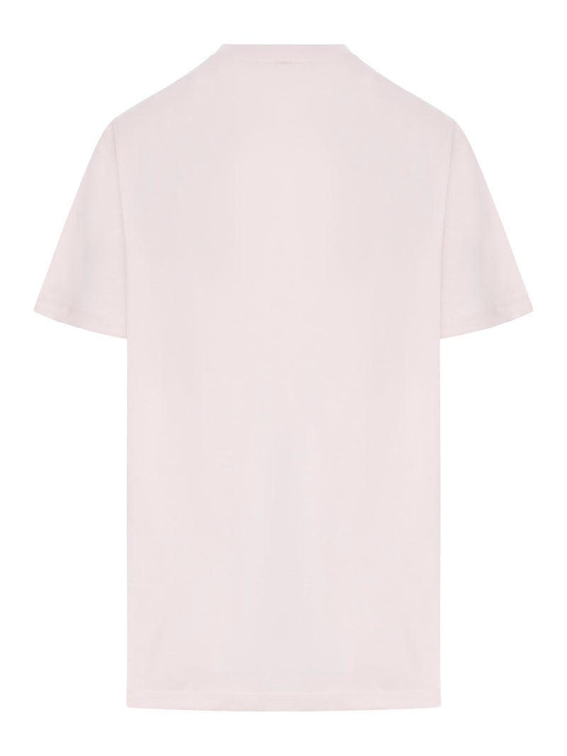 Suitnegozi T-SHIRT RELAX CON GATTI IN JERSEY ROSA BASIC Offerte esclusive