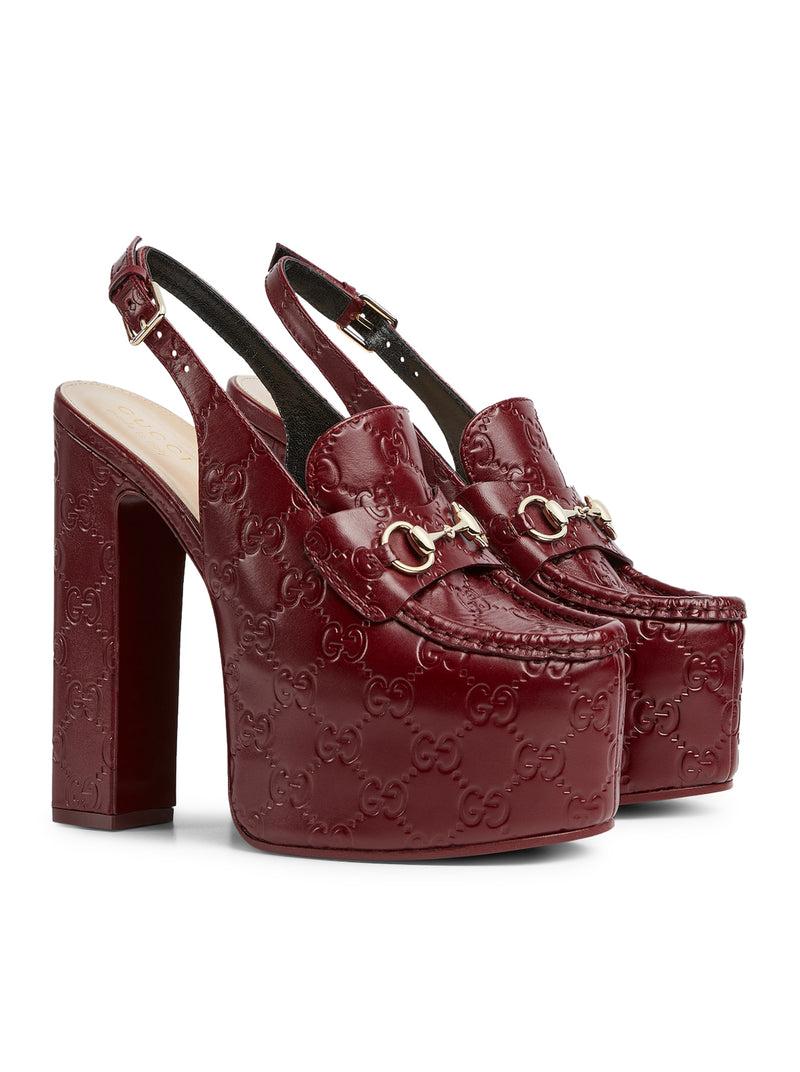 Suitnegozi MOCASSINO SLINGBACK DONNA CON PLATEAU E MORSETTO Italy