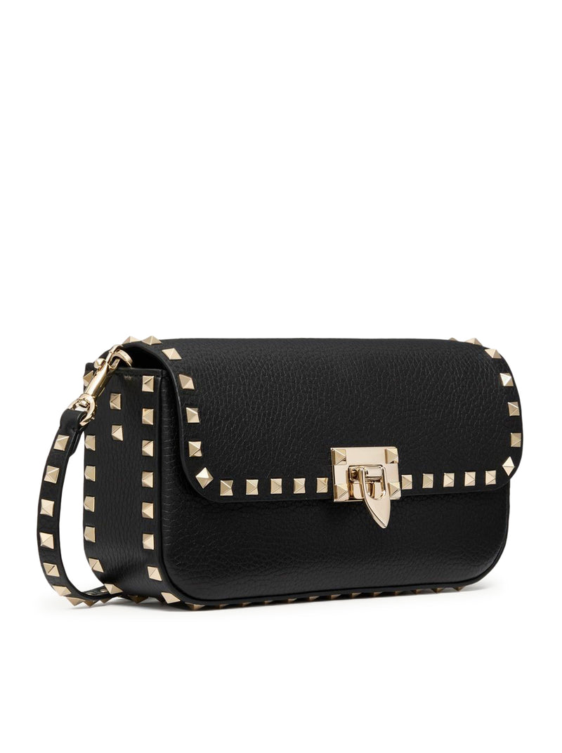 Suitnegozi BORSA A TRACOLLA VALENTINO GARAVANI ROCKSTUD IN VITELLO GRANATO Nuovo