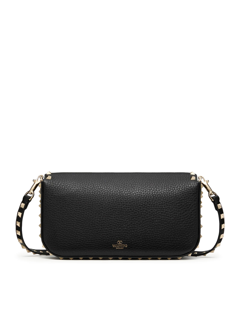 Suitnegozi BORSA A TRACOLLA VALENTINO GARAVANI ROCKSTUD IN VITELLO GRANATO Nuovo
