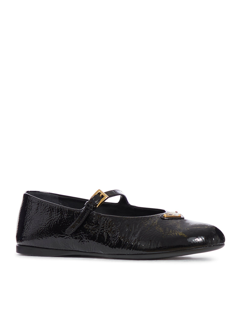 Suitnegozi Ballerine in nappa lucida Sottocosto