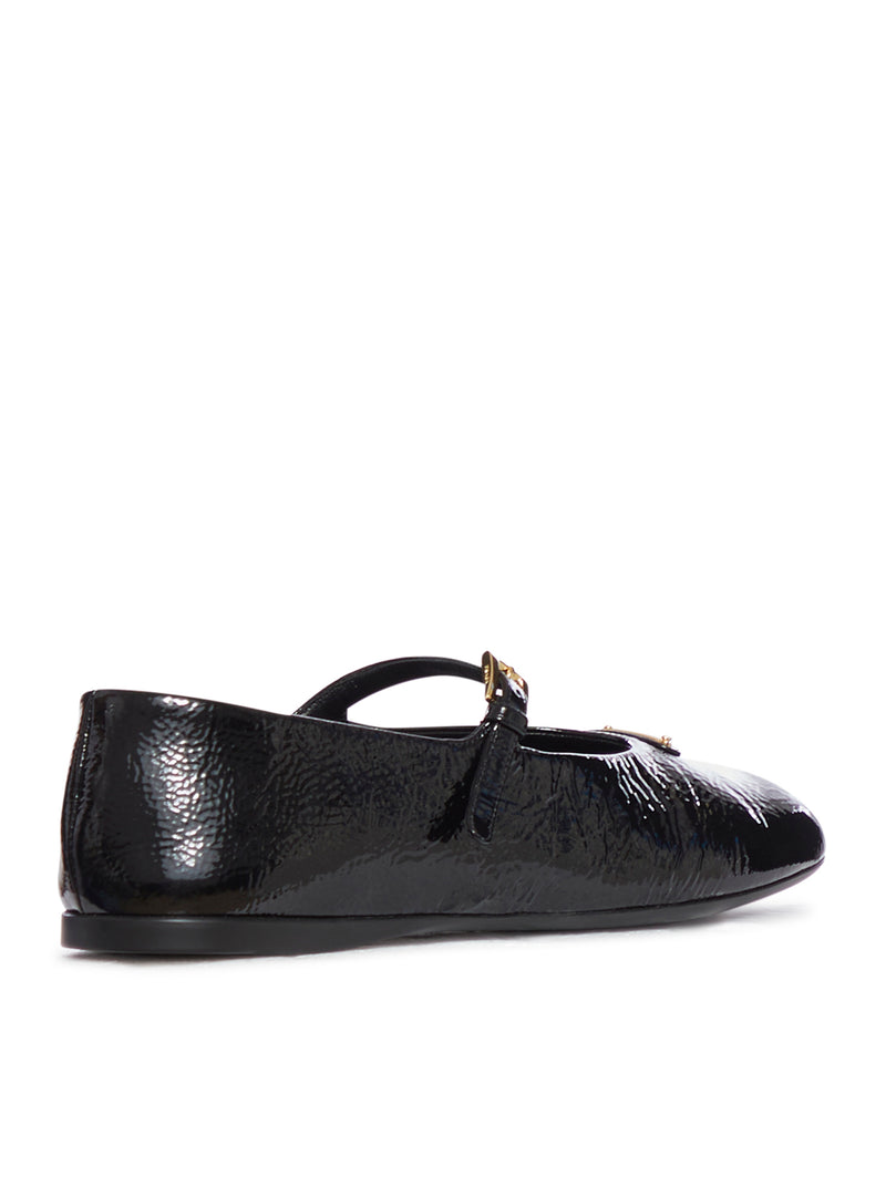 Suitnegozi Ballerine in nappa lucida Sottocosto