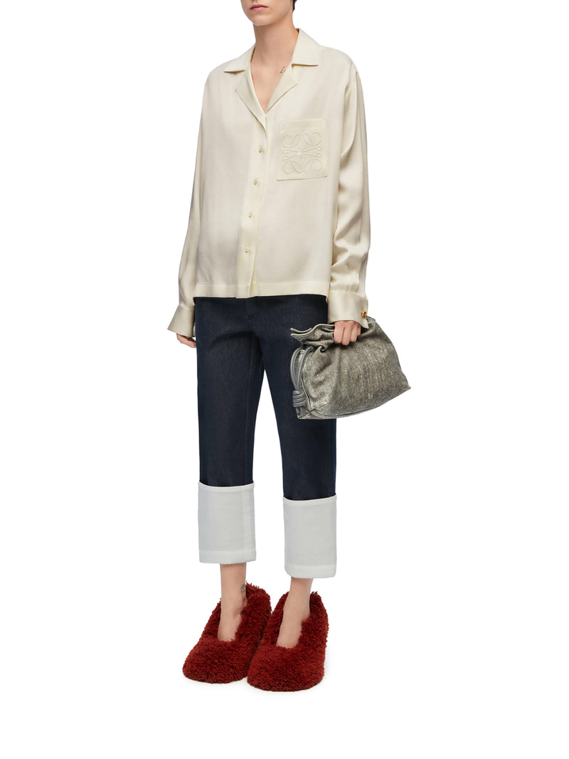 Suitnegozi Blusa da pigiama in seta Sconto