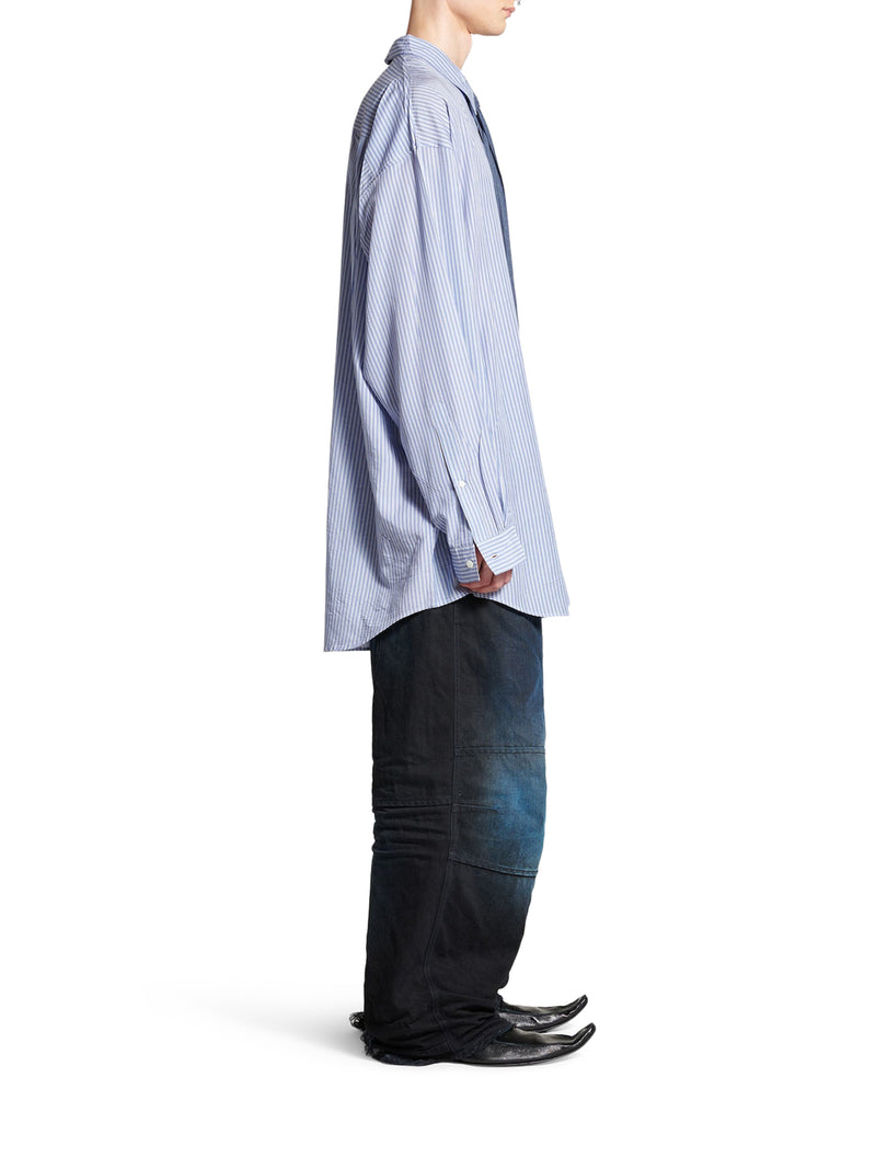 Suitnegozi CAMICIA FLUIDA DA UOMO IN BLU/BIANCO I Più Venduti