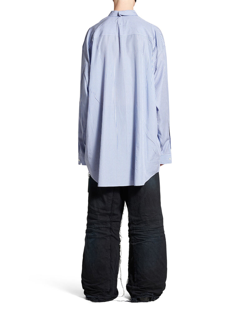 Suitnegozi CAMICIA FLUIDA DA UOMO IN BLU/BIANCO I Più Venduti