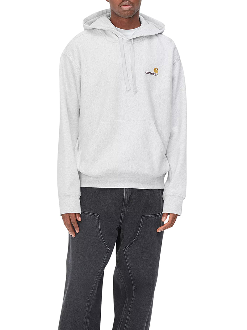 Suitnegozi Hooded American Script Sweatshirt Negozio