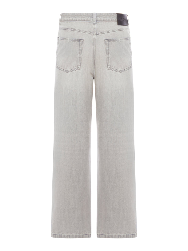 Suitnegozi Jeans baggy Anagram in denim Nuova