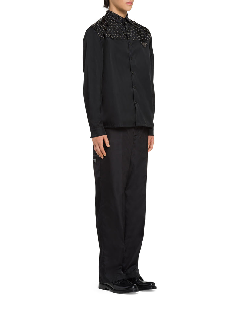 Suitnegozi Camicia in Re-Nylon con borchie Novità