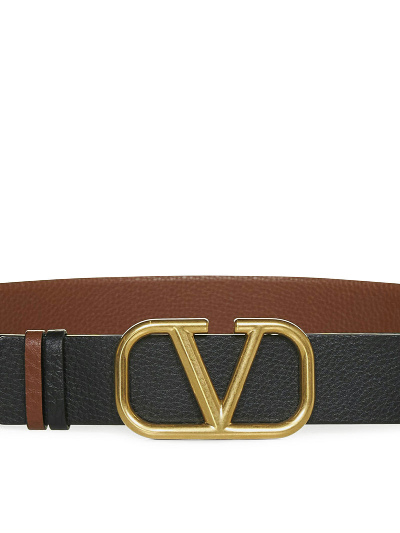 Suitnegozi CINTURA REVERSIBILE VLOGO SIGNATURE IN VITELLO STAMPA ALCE 40 MM Acquista Ora