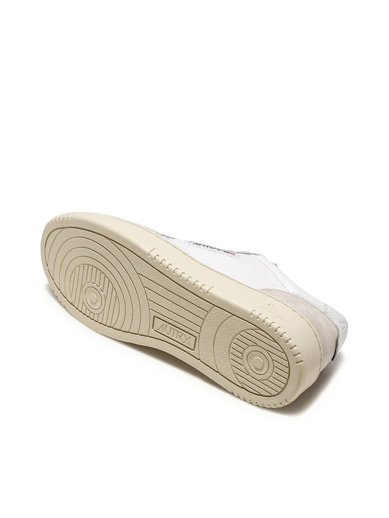 Suitnegozi SNEAKERS MEDALIST LOW IN PELLE E SUEDE BIANCO Presa