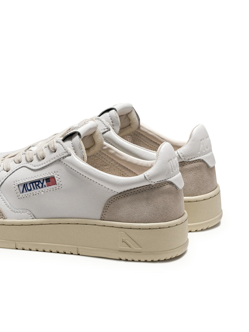 Suitnegozi SNEAKERS MEDALIST LOW IN PELLE E SUEDE BIANCO Presa