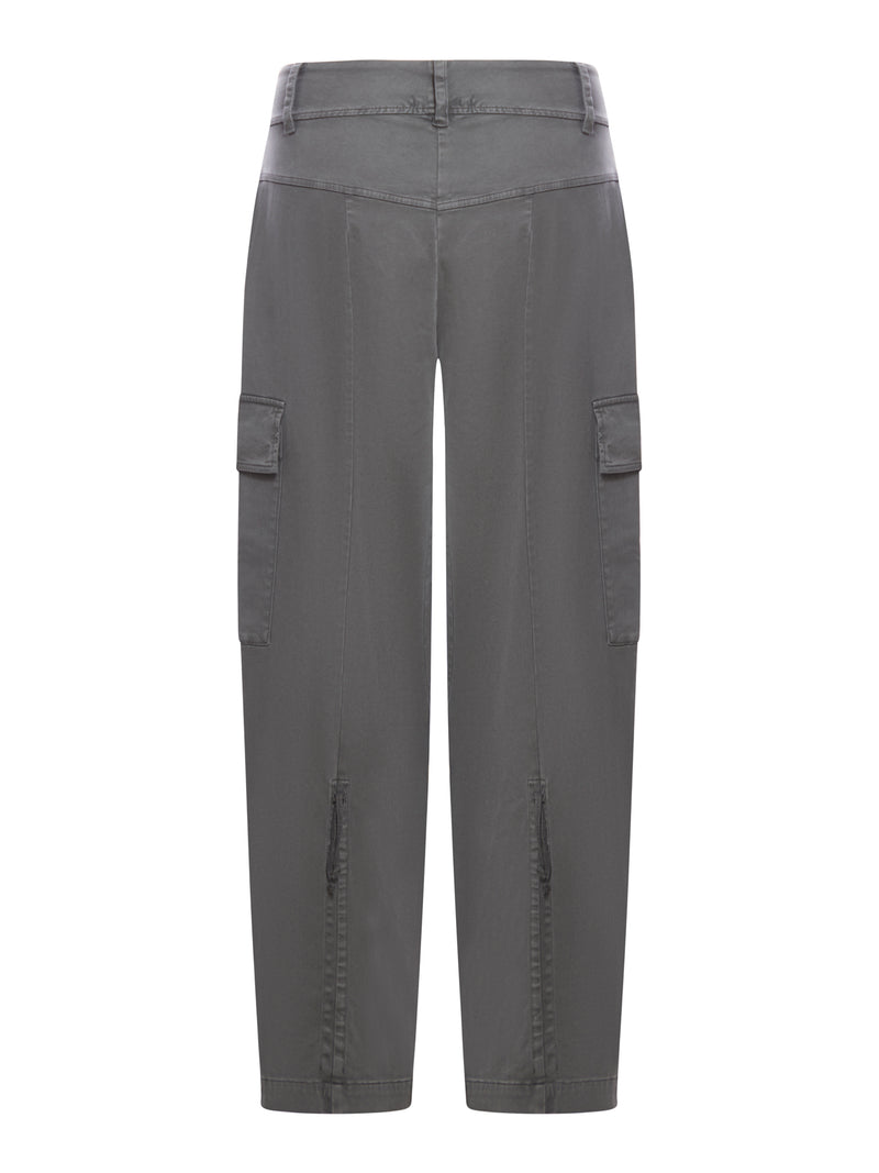 Suitnegozi Pantalone cargo in raso di cotone stretch Qualità Garantita