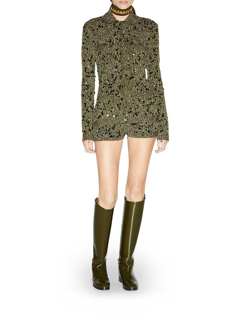 Suitnegozi CARDIGAN POLO IN MISTO VISCOSA E TWEED Outlet