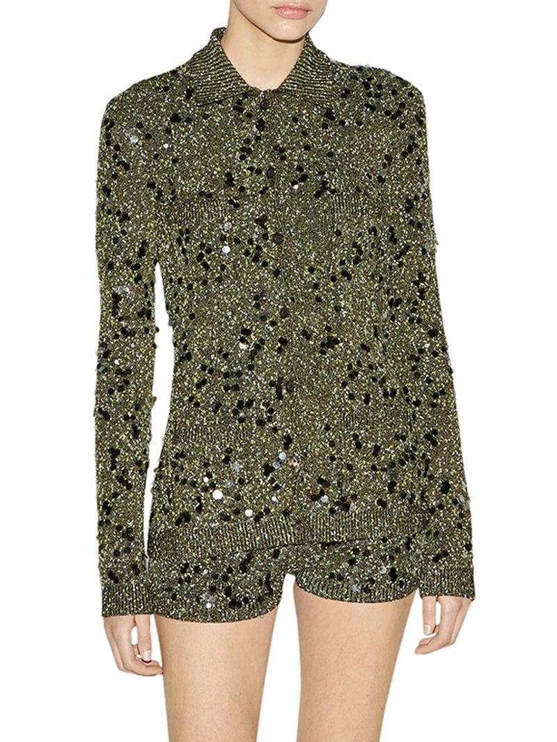 Suitnegozi CARDIGAN POLO IN MISTO VISCOSA E TWEED Outlet