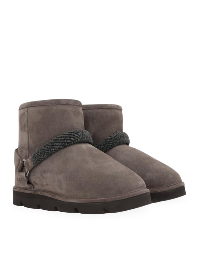 Suitnegozi STIVALETTO IN SUEDE CON SHINY STRAP Vendita