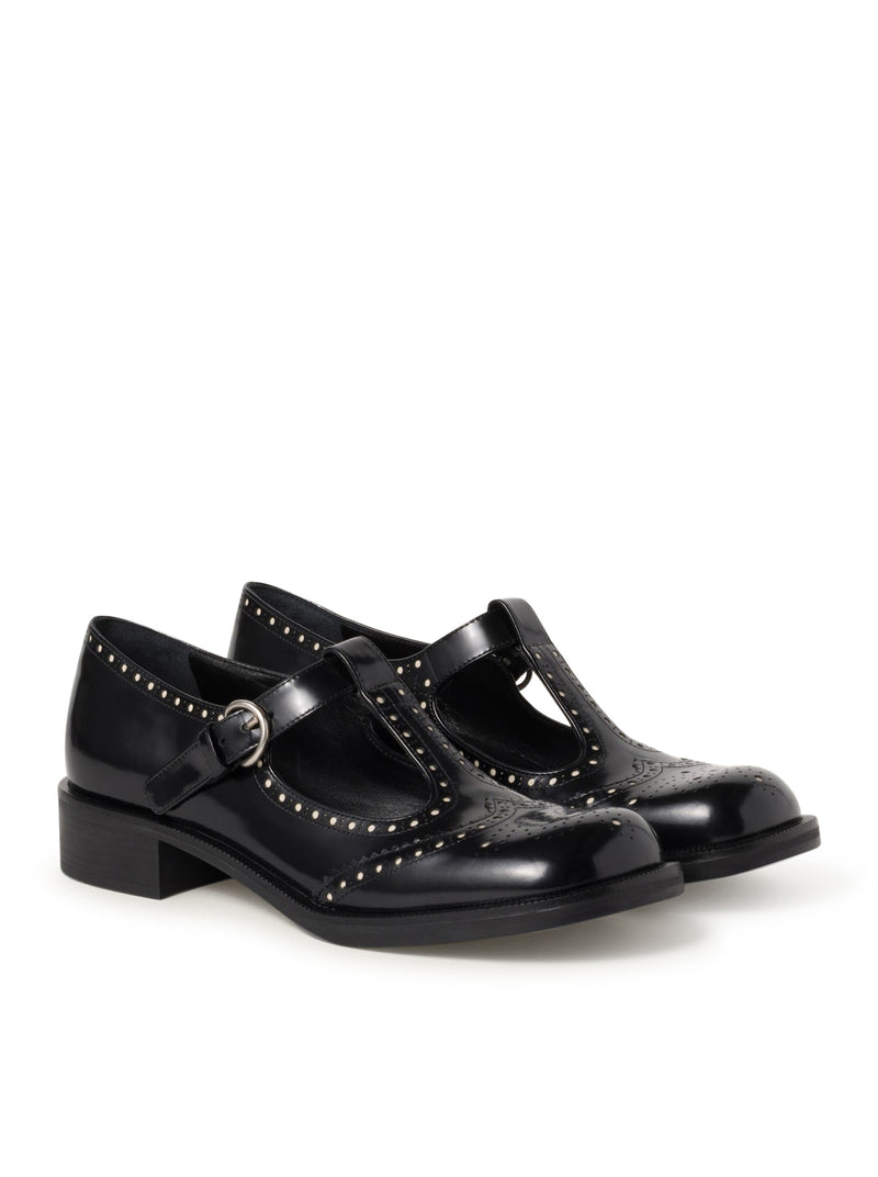 Suitnegozi Scarpe Brogue in pelle spazzolata Presa