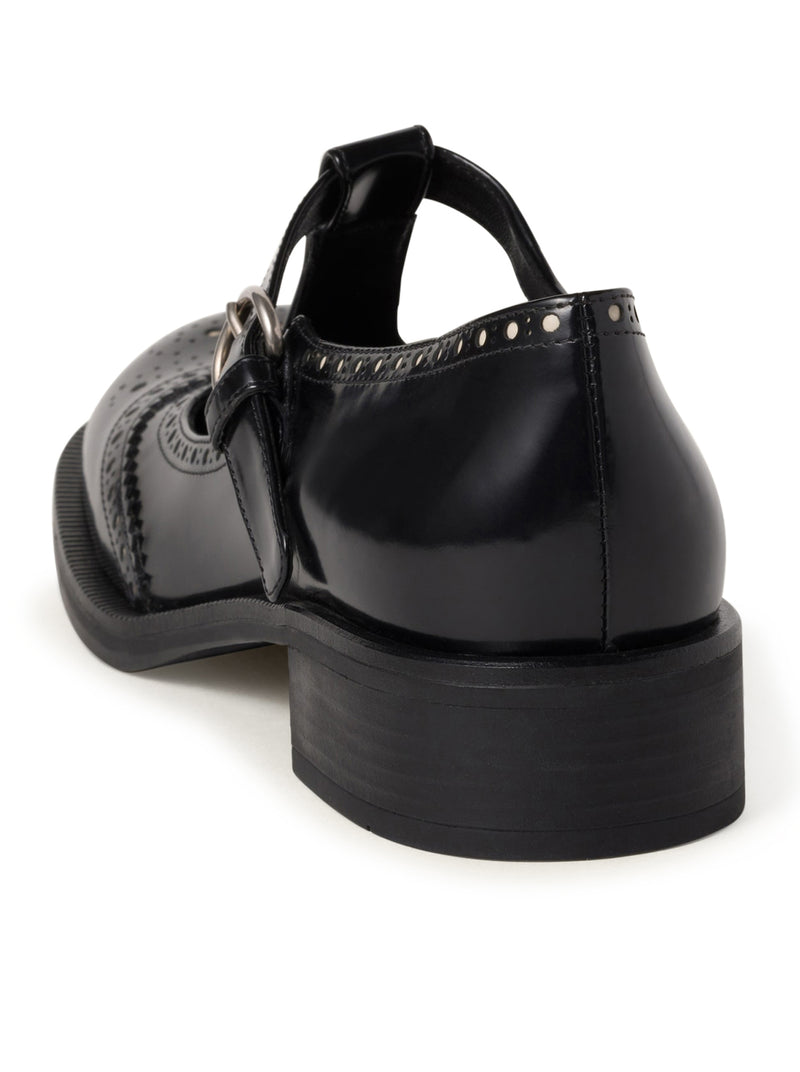 Suitnegozi Scarpe Brogue in pelle spazzolata Presa