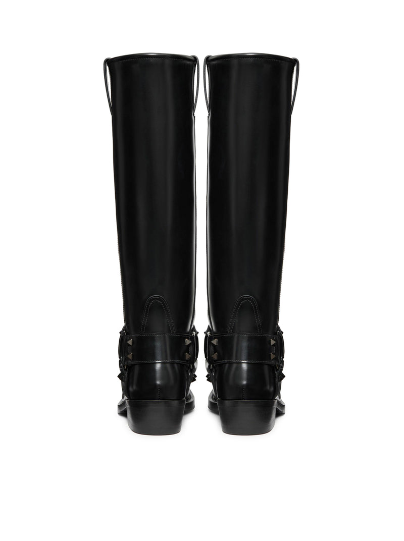 Suitnegozi STIVALE BIKER ROCKSTUD IN VITELLO 40MM Vendita Calda