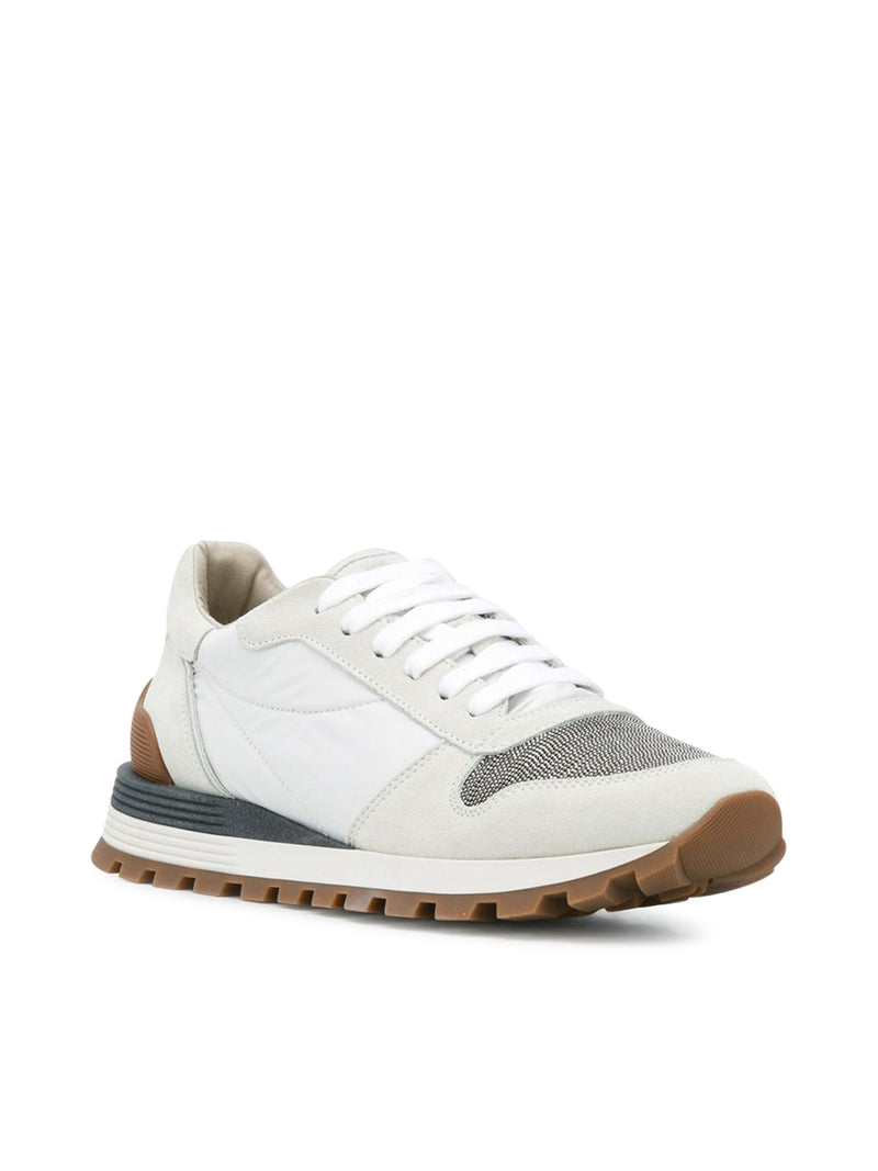 Suitnegozi Runners in camoscio e tessuto techno con "Precious Toe" 2025