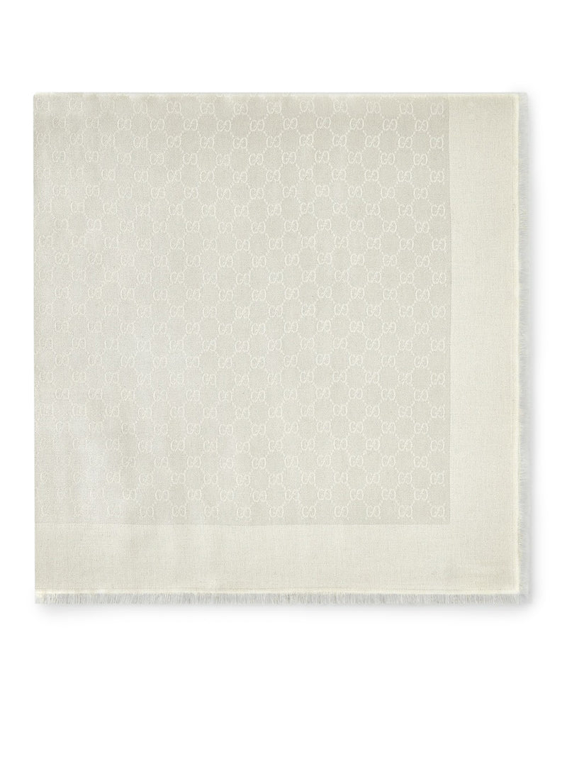 Suitnegozi SCIALLE IN SETA E COTONE JACQUARD CON MOTIVO GG Offerte