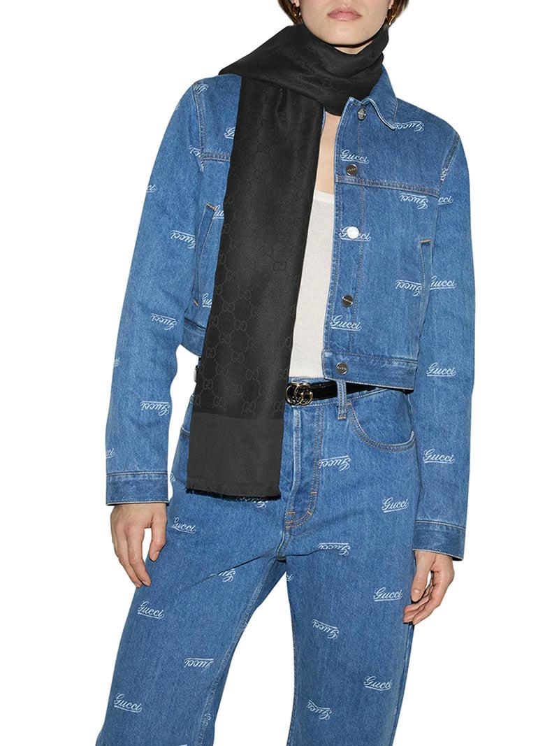 Suitnegozi SCIALLE IN JACQUARD DI COTONE SETA GG Nuovo