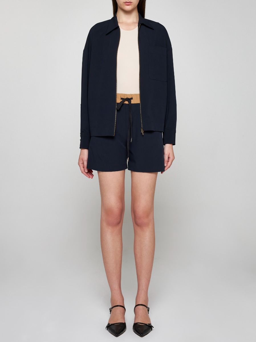 BLANCA VITA Shorts Brassavola in seta Qualità