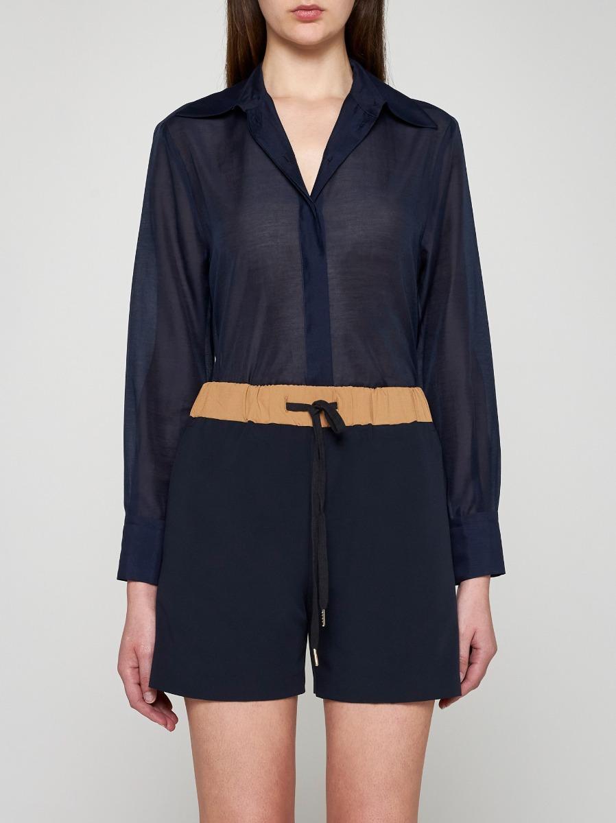 BLANCA VITA Shorts Brassavola in seta Qualità