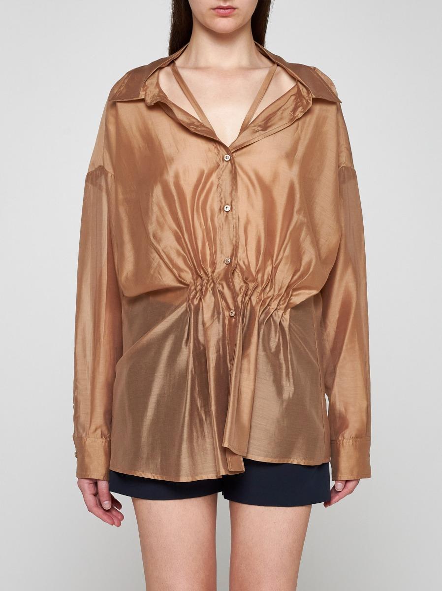 BLANCA VITA Camicia Caesalpina misto lyocell Spedizione Gratuita