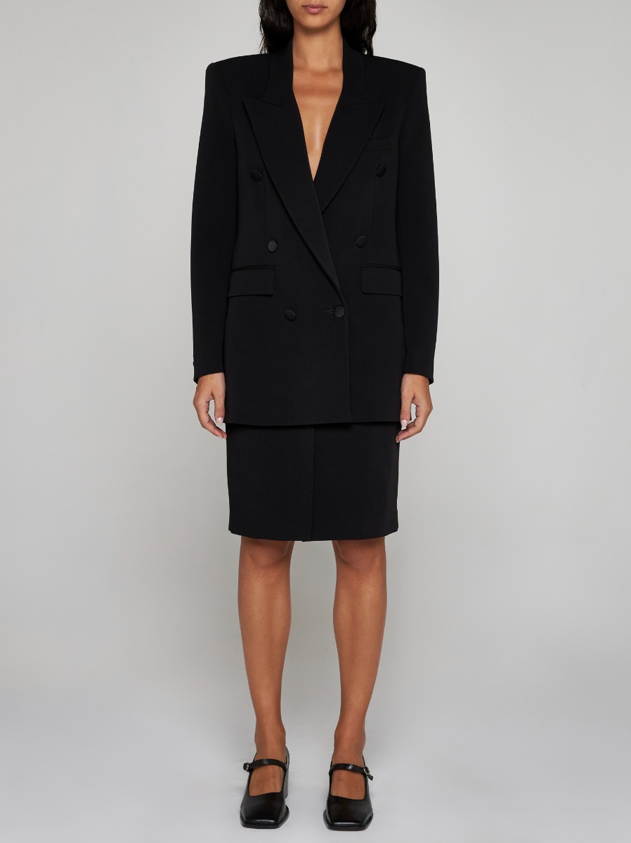 BLANCA VITA Blazer doppiopetto Glicy misto viscosa Novità