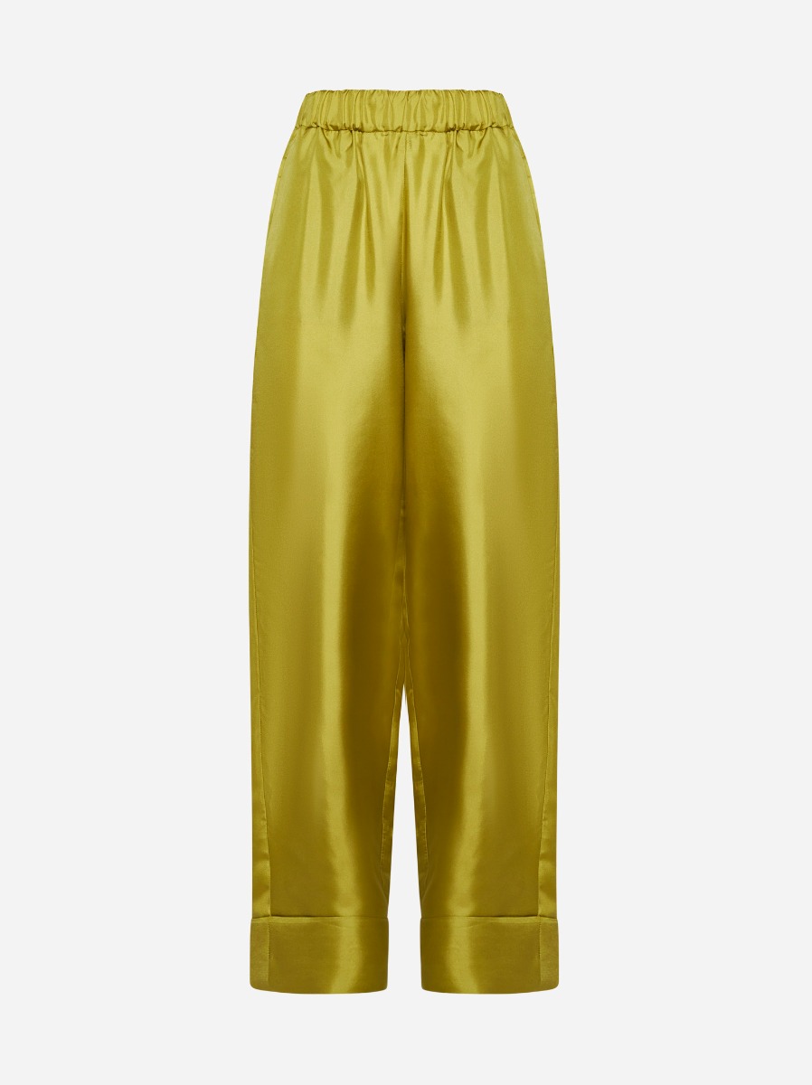 BLANCA VITA Pantaloni Petroy in seta